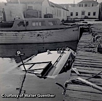 1954 Karaska Storm King Flash damage